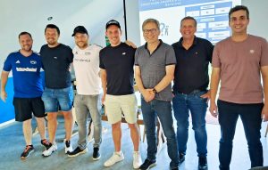 Alter und aktueller Vorstand des SV Konz